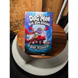 Dog Man Big Jim Begins by Dav Pilkey Hardcover Graphic Novel Scholastic Graphix